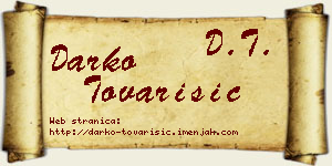 Darko Tovarišić vizit kartica